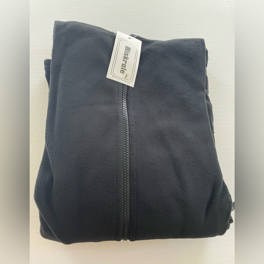 Men’s Tactical Fleece Hoodie Jacket Size L